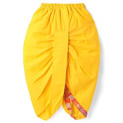 Babyhug Cotton Cambric Printed Angarakha Kurta & Dhoti Set - Coral