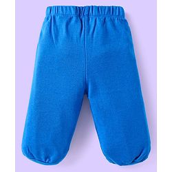 Babyhug 100% Cotton Interlock Knit Bootie Leggings With Animal & Beach Theme Print Pack of 3 - Blue Yellow & White