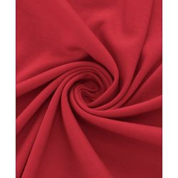 Babyhug Cotton Interlock Knit Hooded Towel with Tiger Print L 76.2 x B 76.2 cm - Red