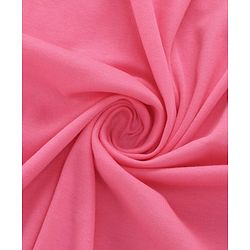 Babyhug Cotton Interlock Knit Hooded Towel with Giraffe Print L 76.2 x B 76.2 cm - Pink