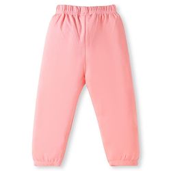 Babyhug Cotton Jersey Knit Full Length Solid Lounge Pants Pack of 3 - Pink Light & Aqua Blue
