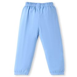 Babyhug Cotton Jersey Knit Full Length Solid Lounge Pants Pack of 3 - Pink Light & Aqua Blue