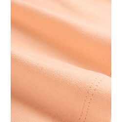 Babyhug Cotton Woven Half Sleeves Front Open Frock With Penguin Print & Bloomer - Peach