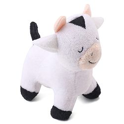 Babyhug Farm House Playset with Carry Handle | 7 Animal Plush Figurines (Duck, Pig, Horse, Hen, Sheep, Rabbit & Cow) | Educational & Montessori Learning Toy for Pretend Play | BIS Certified | Gifting Toy