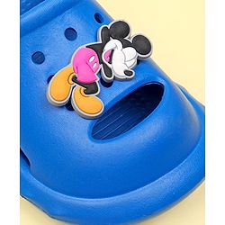 Cute Walk by Babyhug Disney Clogs With Back Strap Closure & Mickey Mouse Applique - Blue