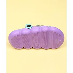 Cute Walk by Babyhug Disney Clogs With Back Strap Closure & Minnie Mouse Applique - Purple