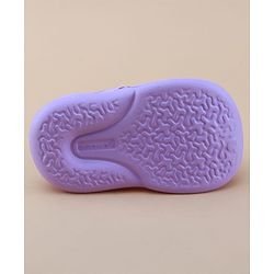 Cute Walk by Babyhug Clogs with Back Strap Closure & Unicorn Applique - Purple