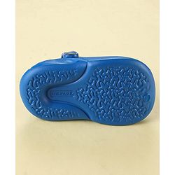 Cute Walk by Babyhug Clogs with Back Strap & Animal Applique - Blue
