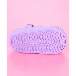 Cute Walk by Babyhug Back Strap Closure Clogs with Star Applique - Purple