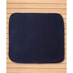 Babyhug Knit Terry Towel with Star Print L 77 x B 74 cm - Navy Blue
