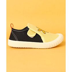 Cute Walk by Babyhug Velcro Closure Casual Shoes with Floral Print - Yellow