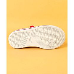Cute Walk by Babyhug Velcro Closure Casual Shoes with Checks - Charcoal Grey