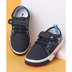 Cute Walk by Babyhug Velcro Closure Casual Shoes - Navy Blue