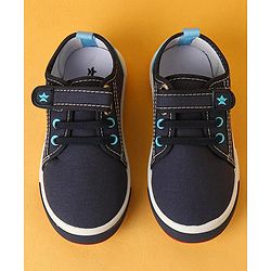 Cute Walk by Babyhug Velcro Closure Casual Shoes - Navy Blue