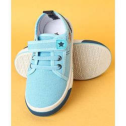 Cute Walk by Babyhug Velcro Closure Casual Shoes - Navy Blue