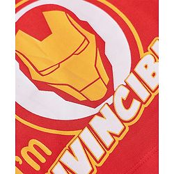 Babyhug Marvel Knit Sleeveless Vests With Avengers Graphics Pack Of 3 - Red Blue & White