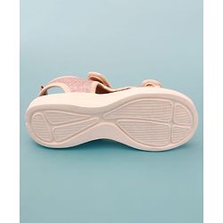 Cute Walk by Babyhug Sandals with Velcro Closure - Beige
