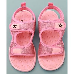 Cute Walk by Babyhug Sandals with Velcro Closure - Beige