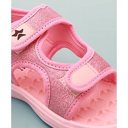 Cute Walk by Babyhug Sandals with Velcro Closure - Beige