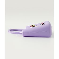 Babyhug Hand Bag With Floral & Stars Applique Free Size - Purple