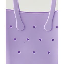 Babyhug Hand Bag With Floral & Stars Applique Free Size - Purple