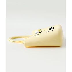 Babyhug Hand Bag With Floral & Bunny Applique Free Size - Beige