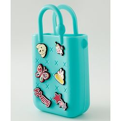 Babyhug Free Size Sling Bag With Butterfly Applique & Detachable Straps - Blue