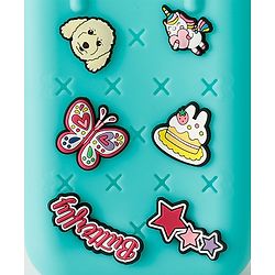 Babyhug Free Size Sling Bag With Butterfly Applique & Detachable Straps - Blue