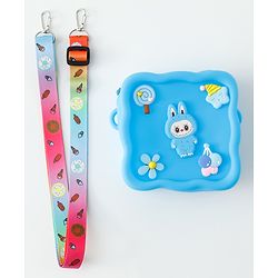 Babyhug Free Size Sling Bag With Animal Applique & Detachable Straps - Blue