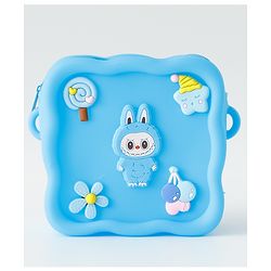 Babyhug Free Size Sling Bag With Animal Applique & Detachable Straps - Blue