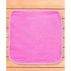 Babyhug 100% Cotton Terry Knit Solid Wash Cloths L 25 x B 25 cm Pack of 6 - Multicolor