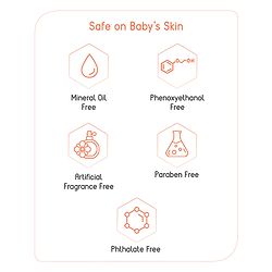Babyhug Advanced Sensitive Peach Milk Body Lotion Extra Nourishing Formula For Sensitive Baby Skin Pack of 2 - 200 ml each