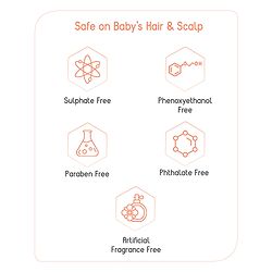 Babyhug Advanced Sensitive Peach Milk Shampoo No Tear Formula Suitable For Newborn Baby Pack of 2 - 100 ml each