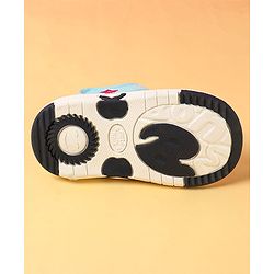 Cute Walk by Babyhug Sandals with Velcro Closure & Mushroom Applique - Aqua Blue