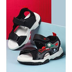 Cute Walk by Babyhug Velcro Closure Sandals With Applique- Navy Blue