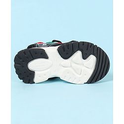 Cute Walk by Babyhug Velcro Closure Sandals With Applique- Navy Blue