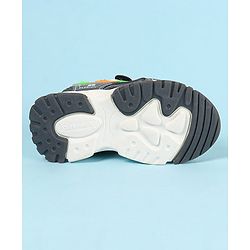 Cute Walk by Babyhug Velcro Closure Sandals With Applique- Navy Blue