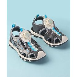 Cute Walk by Babyhug Slip On Sandals - Grey