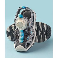 Cute Walk by Babyhug Slip On Sandals - Grey