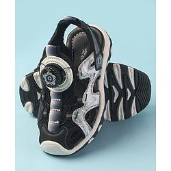 Cute Walk by Babyhug Slip On Sandals - Grey