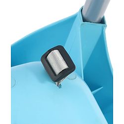 Babyhug Highchair & Small Feeding Chair | Removable Feeding Tray | Adjustable Footrest | Safety Harness | Anti-skid Base| Easy Assembly | Sturdy and Durable - Blue