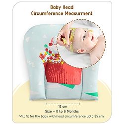 Babyhug 100% Cotton Digital Print Mattress Set with Mosquito Net Aeroplane Theme - White