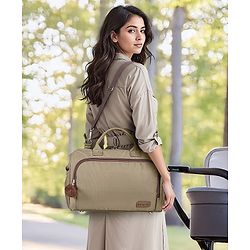 Babyhug 3-in-1 Diaper Bag Multifunctional Tote Sling & Backpack for Travel  - Brown