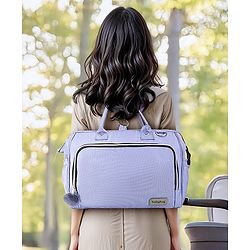 Babyhug 3-in-1 Diaper Bag Multifunctional Tote Sling & Backpack for Travel  - Brown