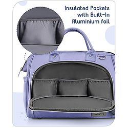 Babyhug 3-in-1 Diaper Bag Multifunctional Tote Sling & Backpack for Travel  - Brown