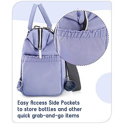 Babyhug 3-in-1 Diaper Bag Multifunctional Tote Sling & Backpack for Travel  - Brown