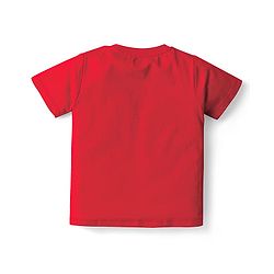 Babyhug Cotton Knit Half Sleeves T-Shirts With Animal Print Pack Of 3 - Red & Navy Blue