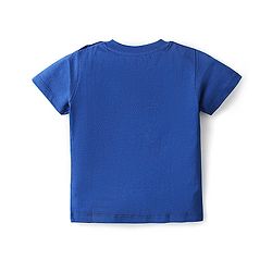 Babyhug Cotton Knit Half Sleeves T-Shirts With Animal & Vehicle Print Pack Of 3 - Red & Blue
