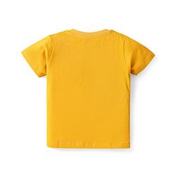Babyhug Cotton Knit Half Sleeves T-Shirts With Animal & Vehicle Print Pack Of 3 - Red & Blue