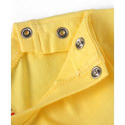 Babyhug Disney Single Jersey Knit Half Sleeve T-Shirts Pack Of 3 With Minnie Mouse Family Graphics - Yellow & Plum